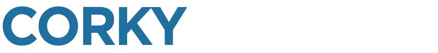 Logo for graphic and web designer in Pensacola, Florida - Corky McCollum